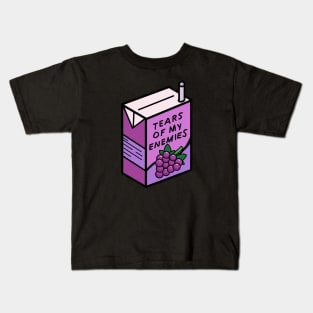 Tears of My Enemines Grape Juice Kids T-Shirt